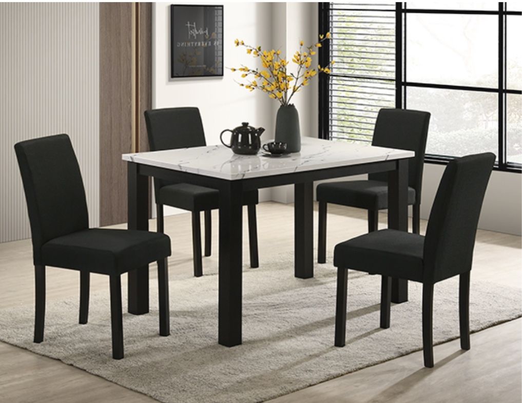 Brand New Whitetop marble Dining Set!