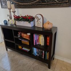 Dark Open Bookcase