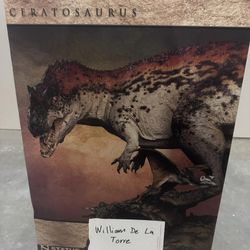 Sideshow Dinosauria Ceratosaurus Statue - Rare Jurassic Collectible