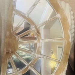 Mirror Half Moon Decor