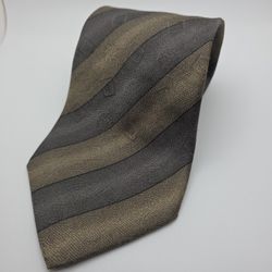 Enrico Coveri Multicolor Repp Neck Tie 100% Silk Made In Italy