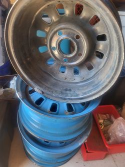 MUSTANG 76-77-78 FOUR ,OEM 14 INCH RIMS