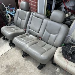 Chevy gmc 2nd row leather seat parts