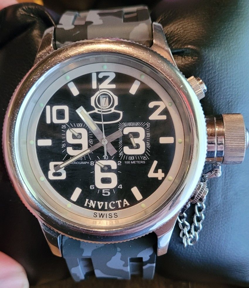 INVICTA 4578 RUSSIAN DIVER STAINLESS MEN'S WRISTWATCH SWISS MADE