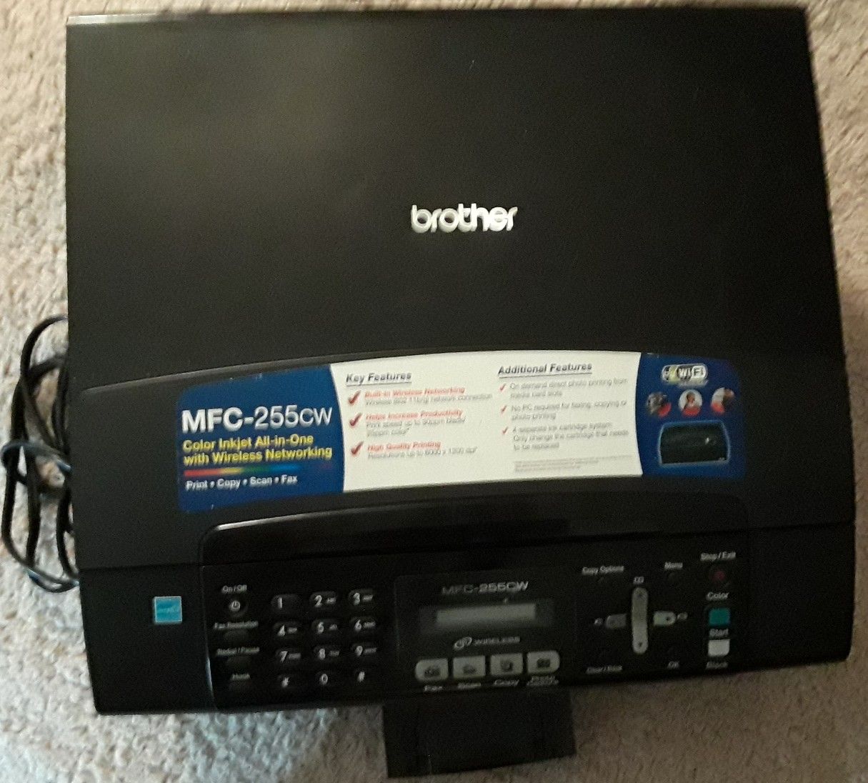 Brother MFC-255cw All-in-One Inkjet Printer