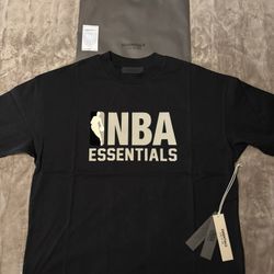 NEW NBA Fear of God Essentials Black T-Shirt (Size S, M) 100% Authentic ✅