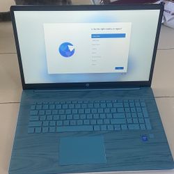 HP 17.3” Laptop – Intel Celeron, 4GB RAM, 128GB SSD – Seafoam Teal