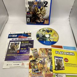 Dragon Ball Xenoverse 2: Day One Edition Sony PlayStation 4 PS4 Complete Inserts