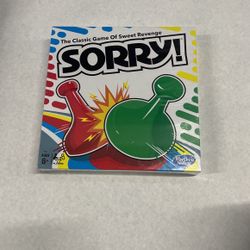Sorry Board Game Hasbro Gaming  • New
