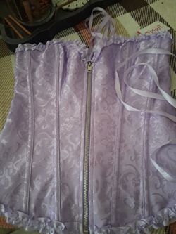 Purple corset adult size MEDIUM