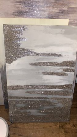 Glitter canvas