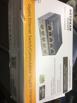 NETGEAR 5 port Gigabit Desktop Switch $20