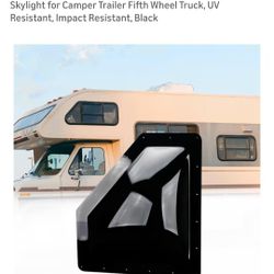 RVGUARD RV/Camper Skylight Replacement Model No. RGSK(contact info removed)BK 