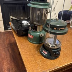 Coleman Lanterns + Porta-Chef Propane Stove – Camping Bundle
