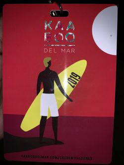 KAABOO DEL MAR ALL ACCESS PASS FOR WEEKEND