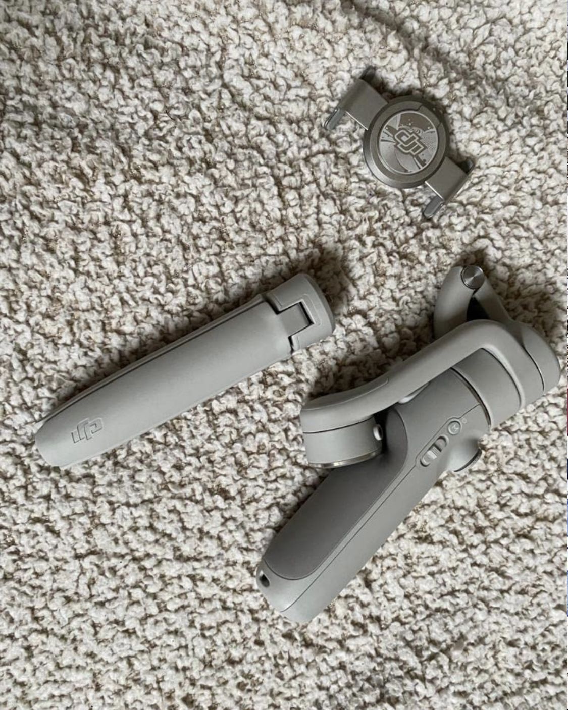 DJI OM 5 Smartphone Gimbal Stabilizer, 3-Axis Phone Gimbal, Built-In Extension Rod, Portable and Foldable, Android and iPhone Gimbal with ShotGuides, 