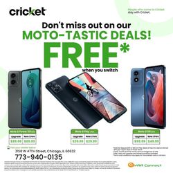 FREE Moto Phones At Cricket