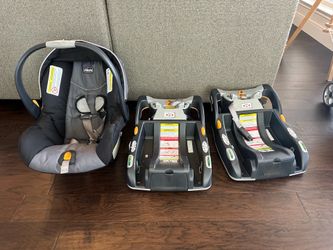 Bundle: Chicco Keyfit 30 car seat, 2 bases, caddy stroller