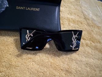 Saint Laurent YSL Black Oversized Sunglasses