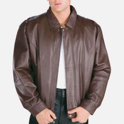 Brown Leather Jacket 