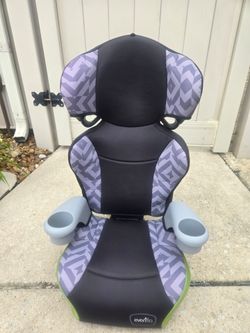 Evenflo Booster Car Seat with Cup Holders
