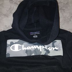 Black champions sweater