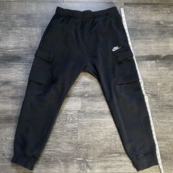 Nike black cargo sweatpants Size S 