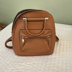 Target Faux leather Purse- Gold Accents 