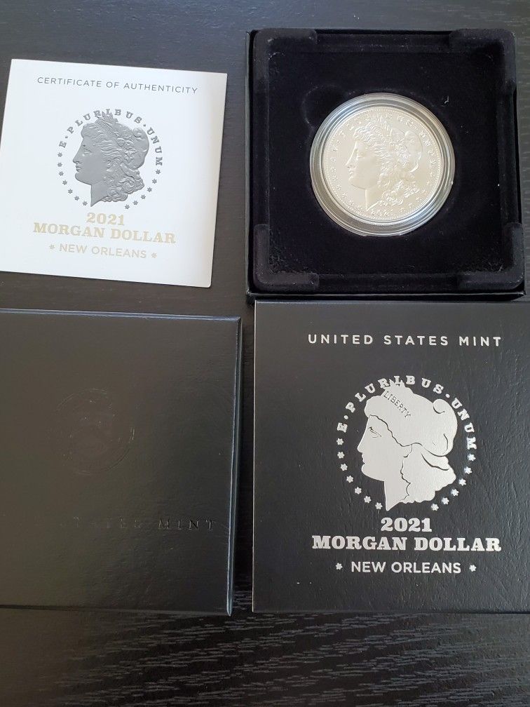 2021 Silver Morgan Dollar New Orleans