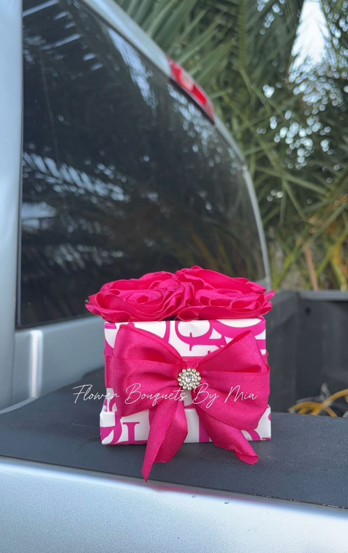 Dior floral arrangement