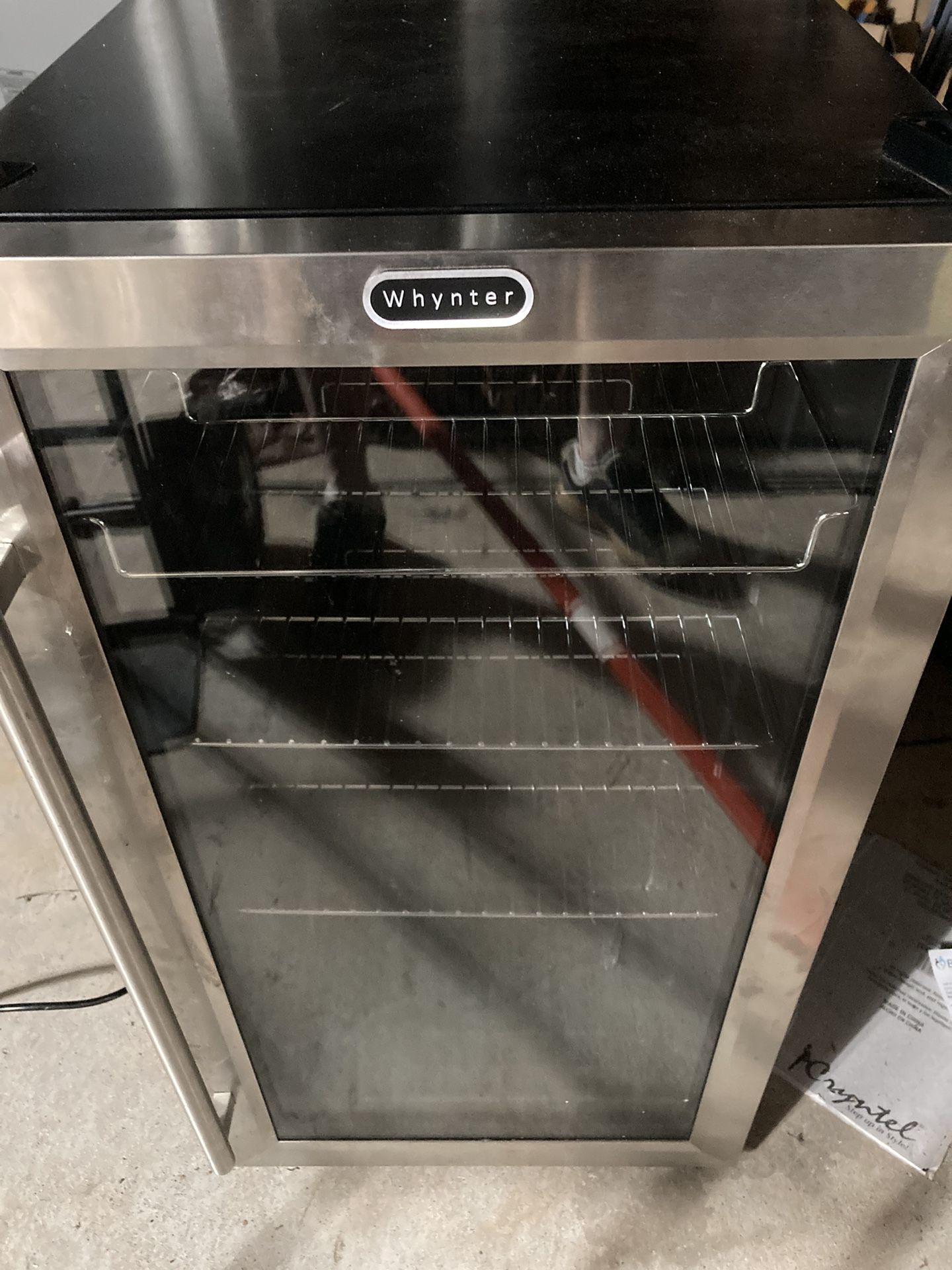 Fridge Stainless Steel Mini Like New