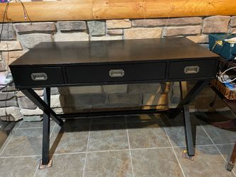 Wooden black desk