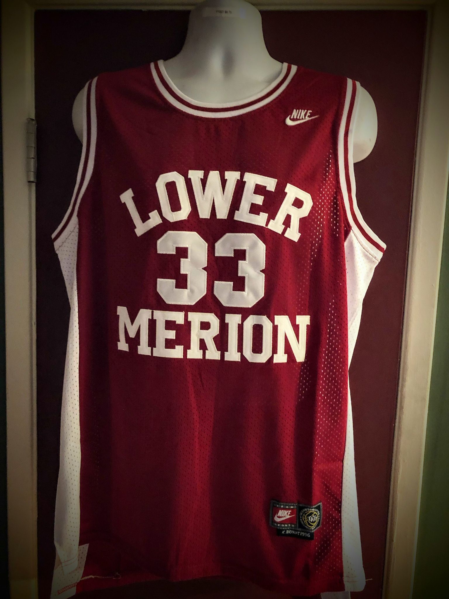 Lower Merion #33 Kobe Bryant High School Basketball Jersey Pre Los