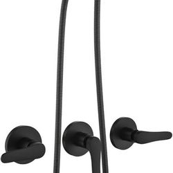3-Handle Shower & Tub Faucet Set