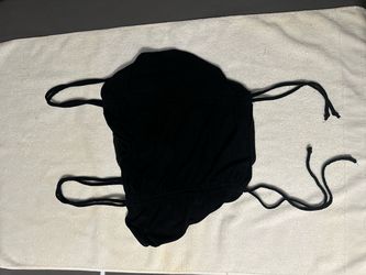 Black crop top