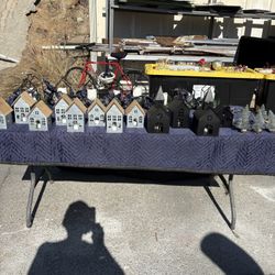 Nice Selection Of Christmas Houses And candles 