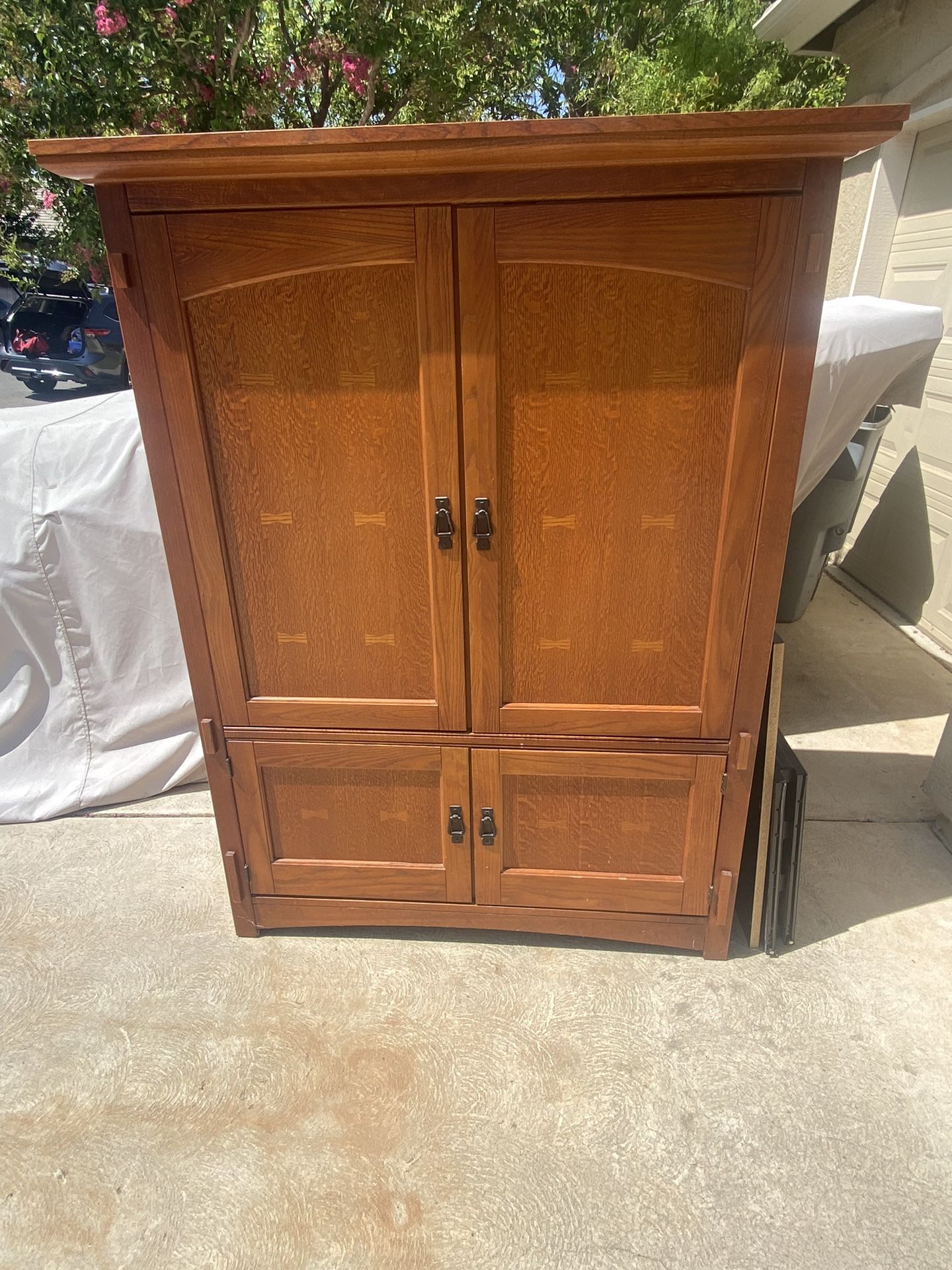 Mission Style TV/storage Cabinet