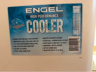 Engel 165 qt cooler