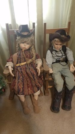 Cowgirl And Cowboy