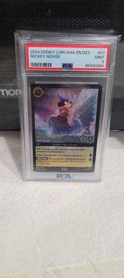 D23 Expo 2024 Disney Lorcana Promo Card PSA 9