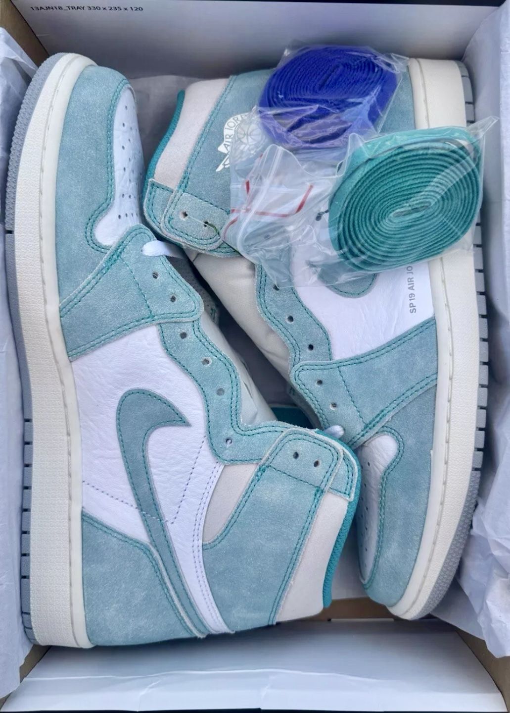 Brand New Jordan 1 Retro OG High Turbo Green size 14
