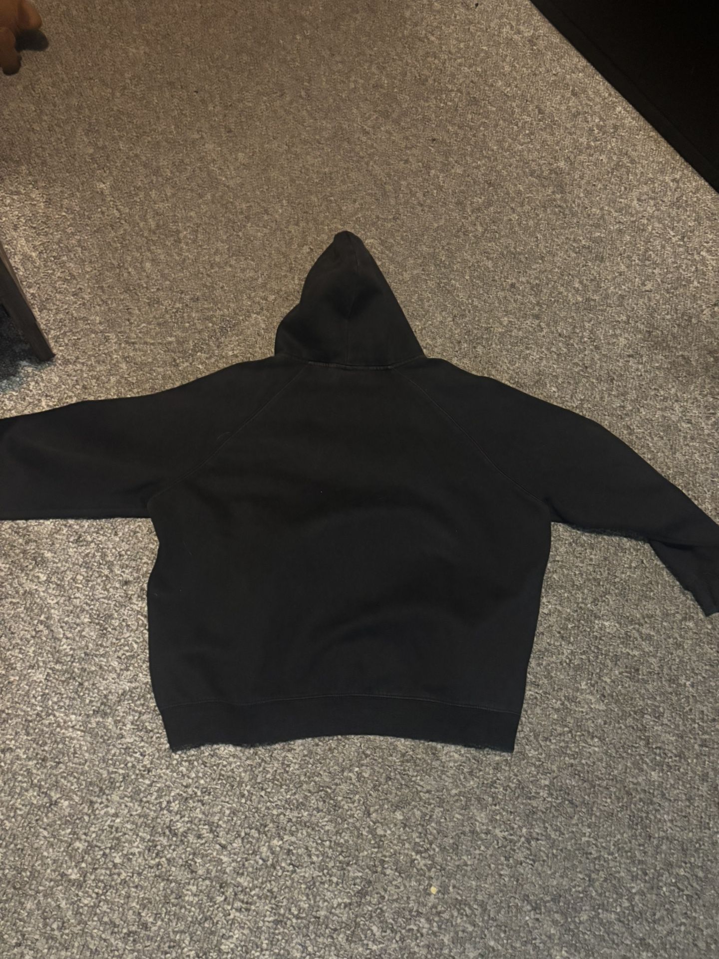 Essentiall Hoodie Large Black