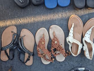 3 Pairs Women's Flat Sandals