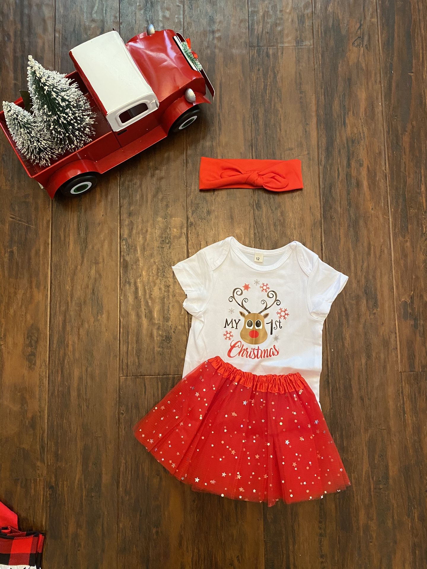 Baby Girls First Christmas Outfit