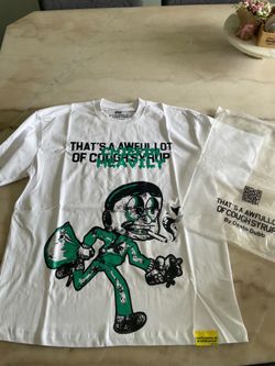White That’s A Awful Lot Of Cough Syrup Chiefin Heavily Cartoon Tee
