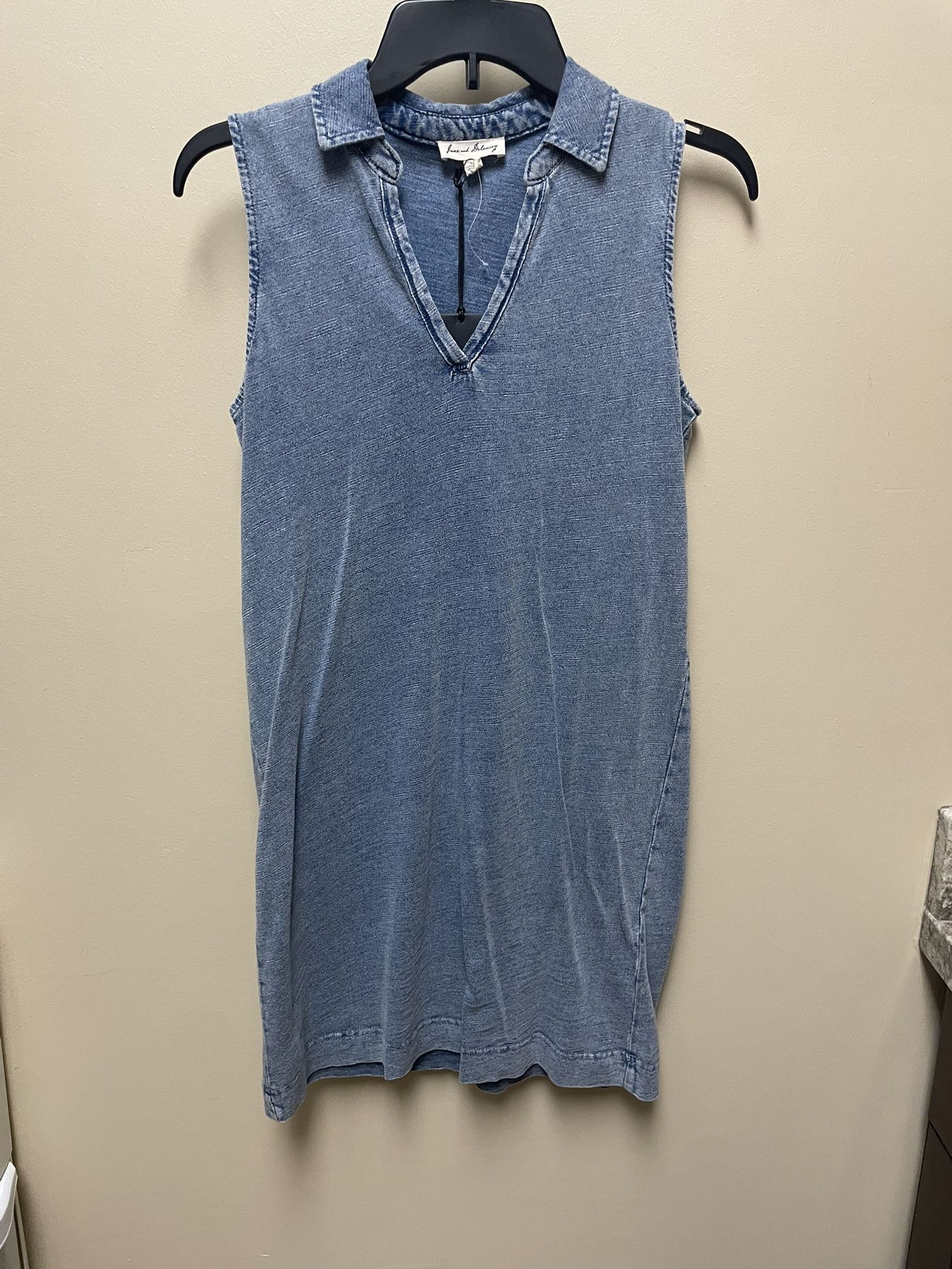 Sleeveless Blue Dress 