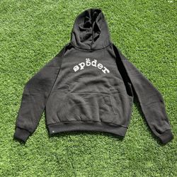 Black Vvs Sp5der Hoodie 