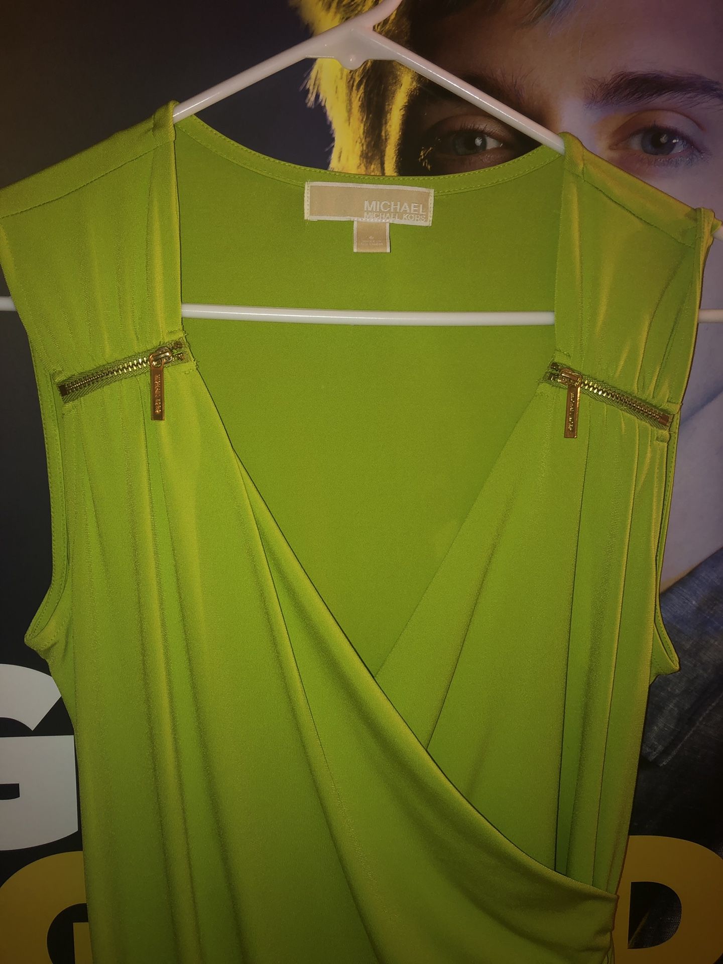 Michael Kors Dress Size 6 , lime green color