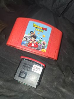 N64 expansion pack with dragon ball kart need gone asap 50$