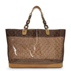 LV Ambre Cabas Vinyl Tote Unicorn Bag Authentic  Louis Vuitton 